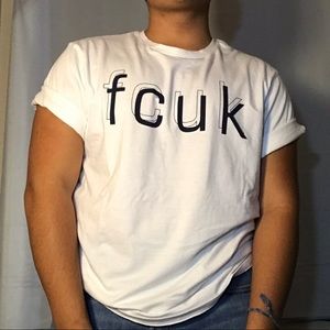 White graphic t-shirt